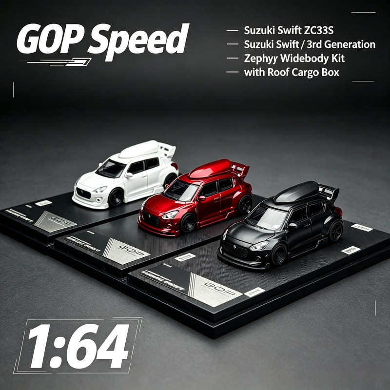 Die Cast Car 1 64 - Gop Speed 1/64 Suzuki Swift Sport