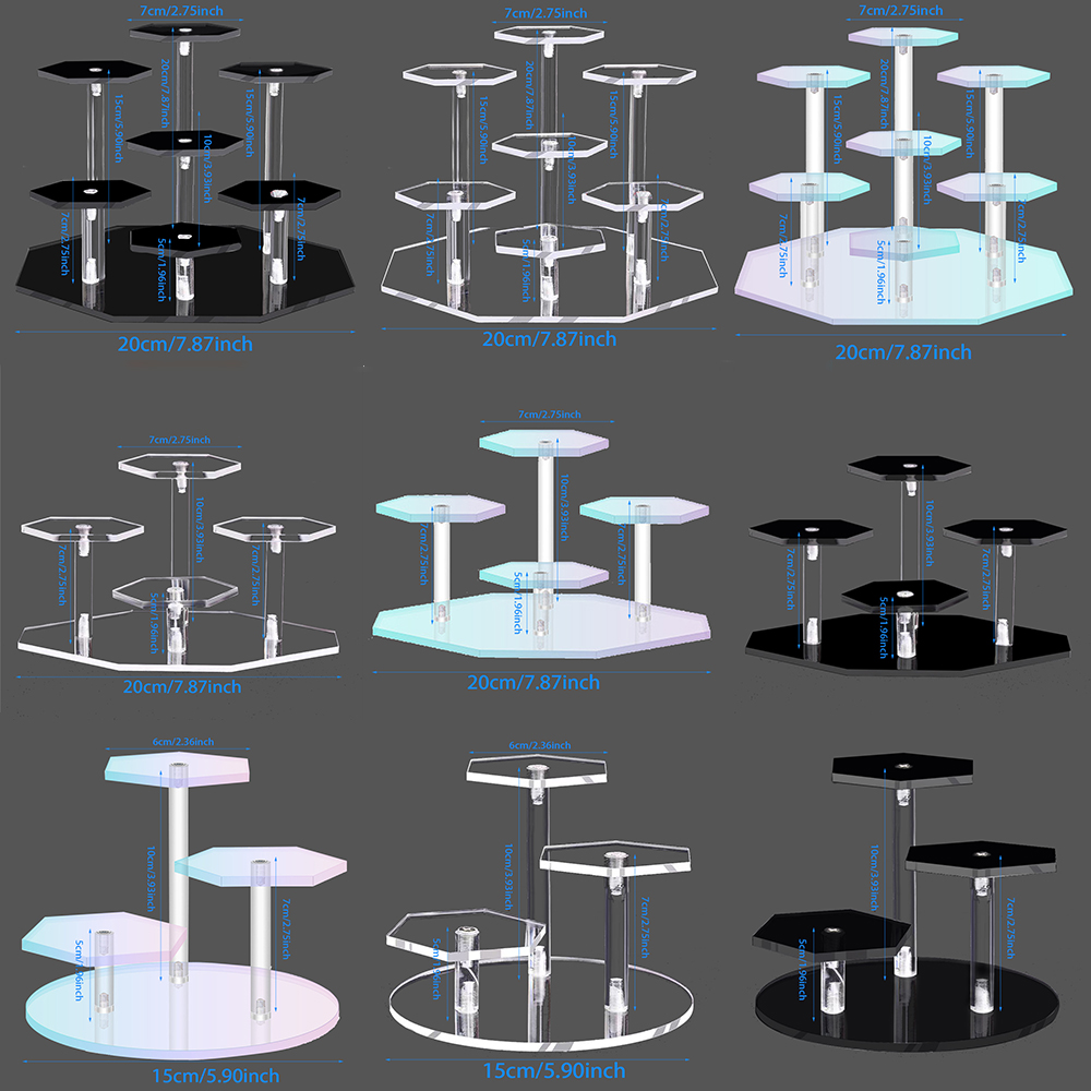 Pop Display Shelf - Espositore in acrilico a strati per