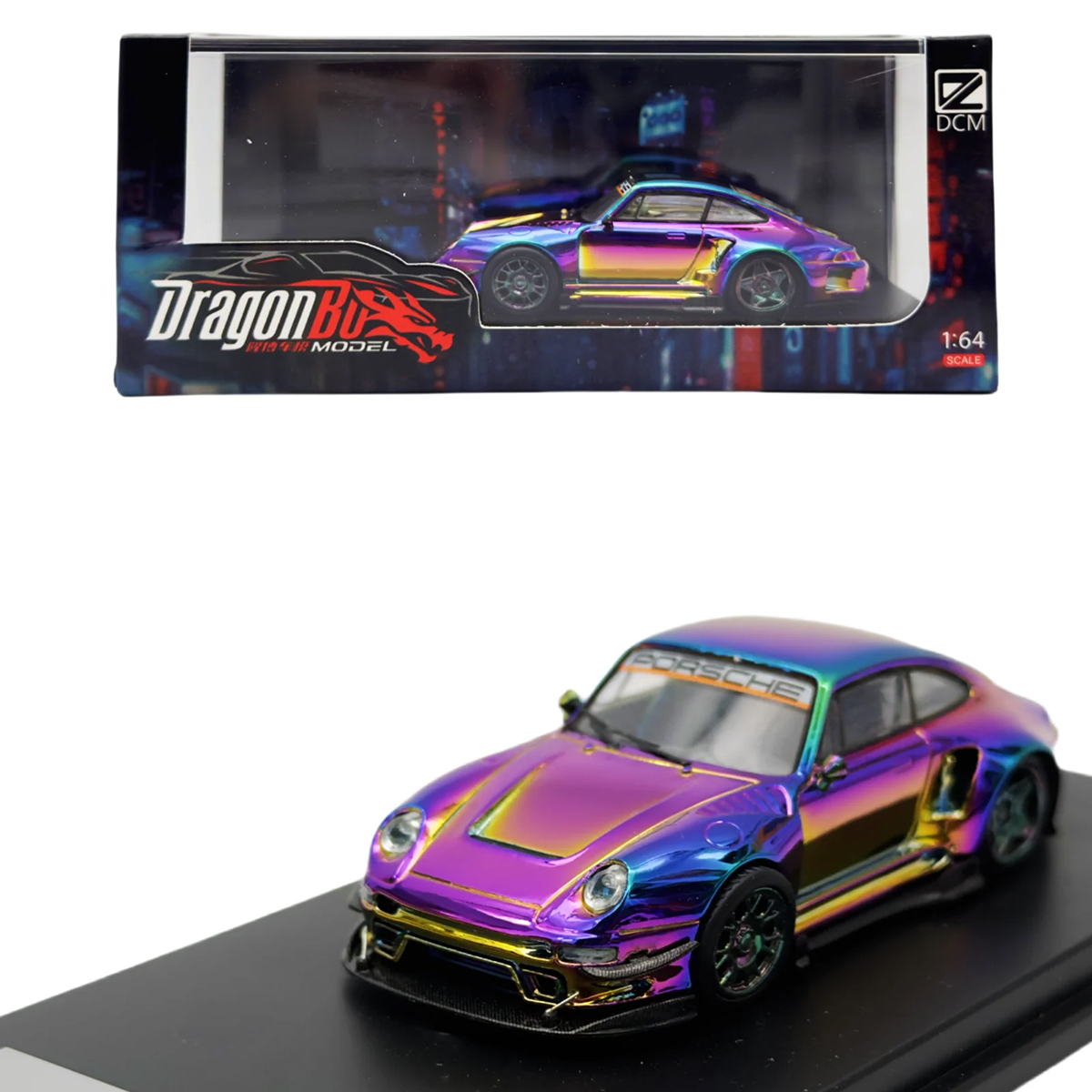 DRAGONBO x DCM 1:64 Porsche 99 - Die Cast Car 1 64 recensione e prezzo